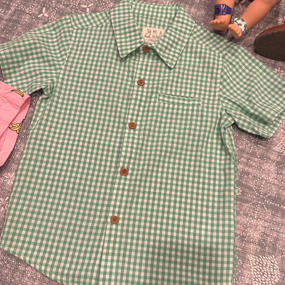 Me and Henry 5/6 Y button down